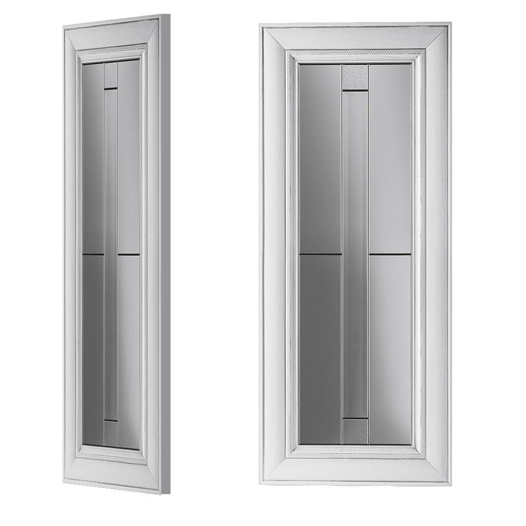 Кухонный шкаф 2-дверный 720х600х315мм Белый витрина